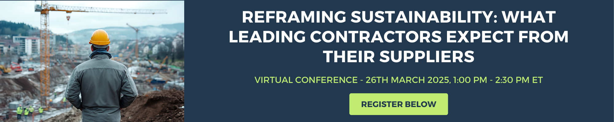 Reframing Sustainability: What Leading Contractors Expect from Their Suppliers