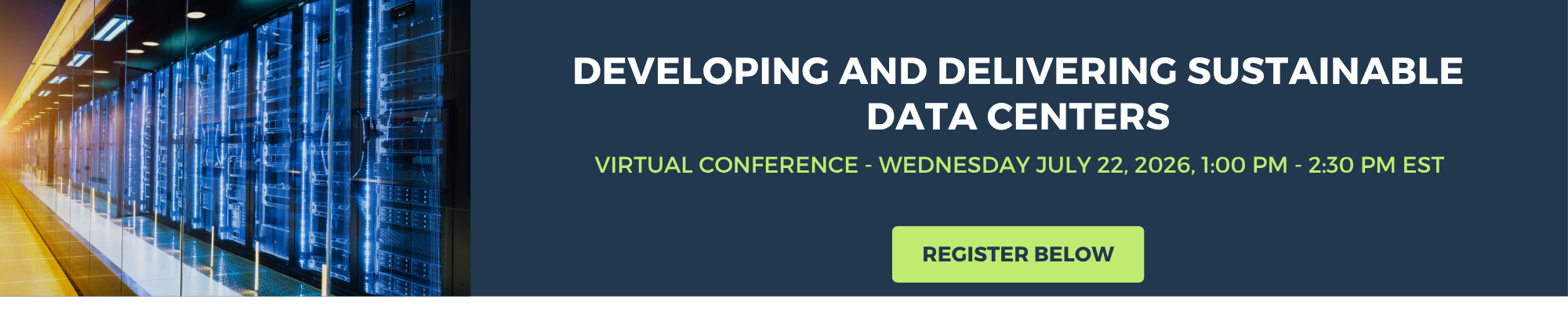 Developing and Delivering Sustainable Data Centers
